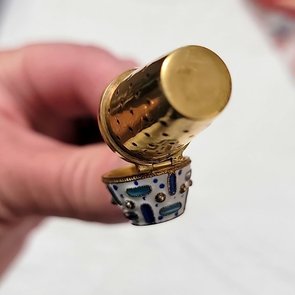 Cloisonne Enamel tea strainer MCM Russian - Picture 7 of 12